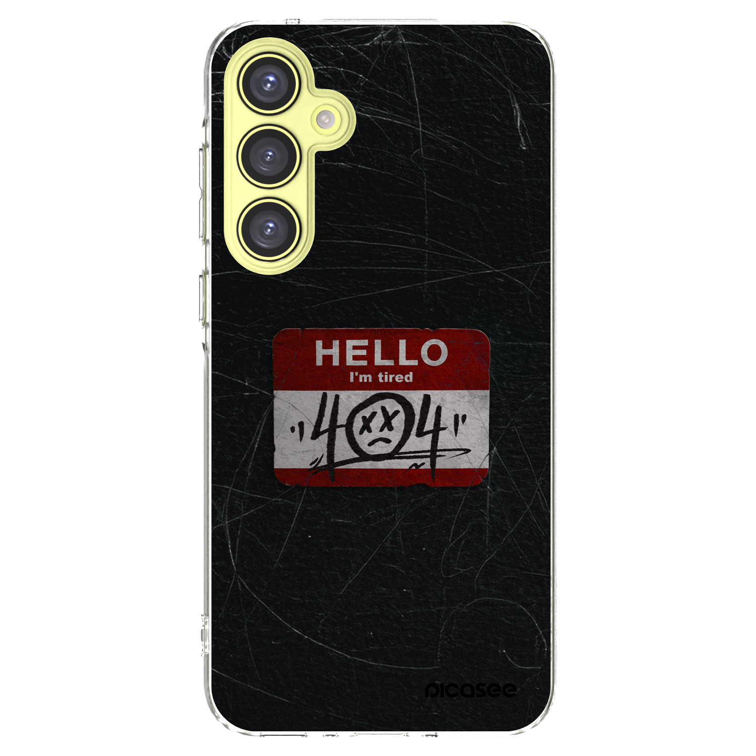 Picasee átlátszó szilikon tok az alábbi mobiltelefonokra Samsung Galaxy A35 5G A356B - HELLO 404