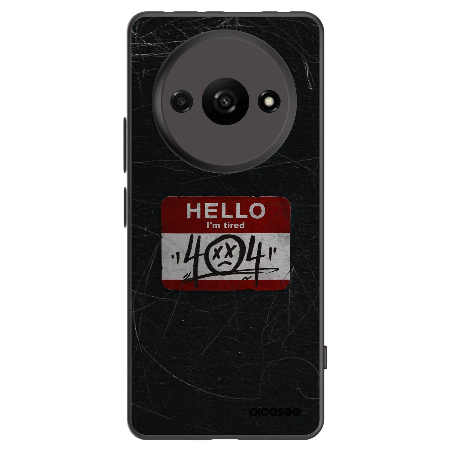 Picasee fekete szilikon tok az alábbi mobiltelefonokra Xiaomi Redmi A3 - HELLO 404