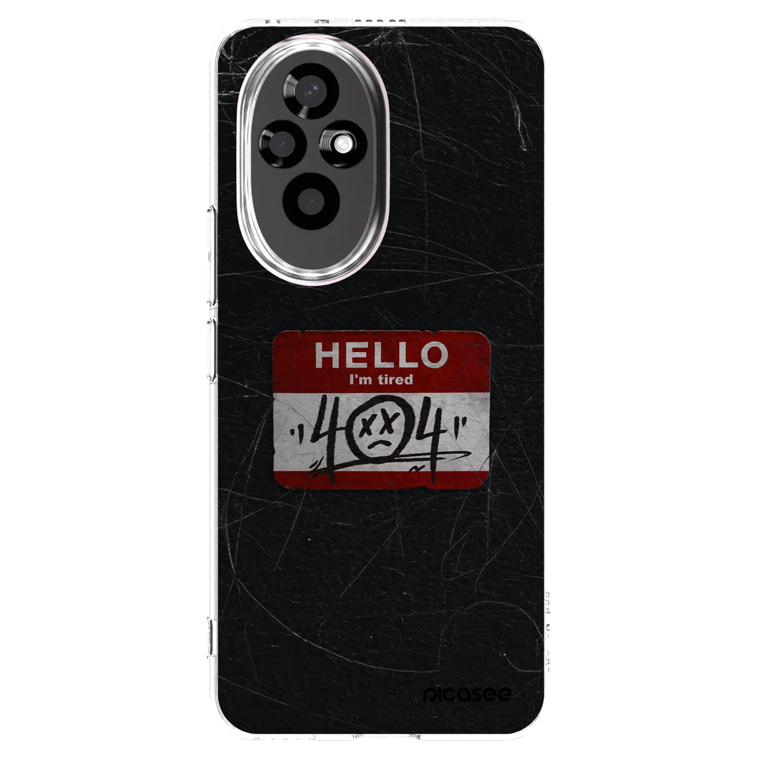 Picasee átlátszó szilikon tok az alábbi mobiltelefonokra Honor 200 Pro 5G - HELLO 404