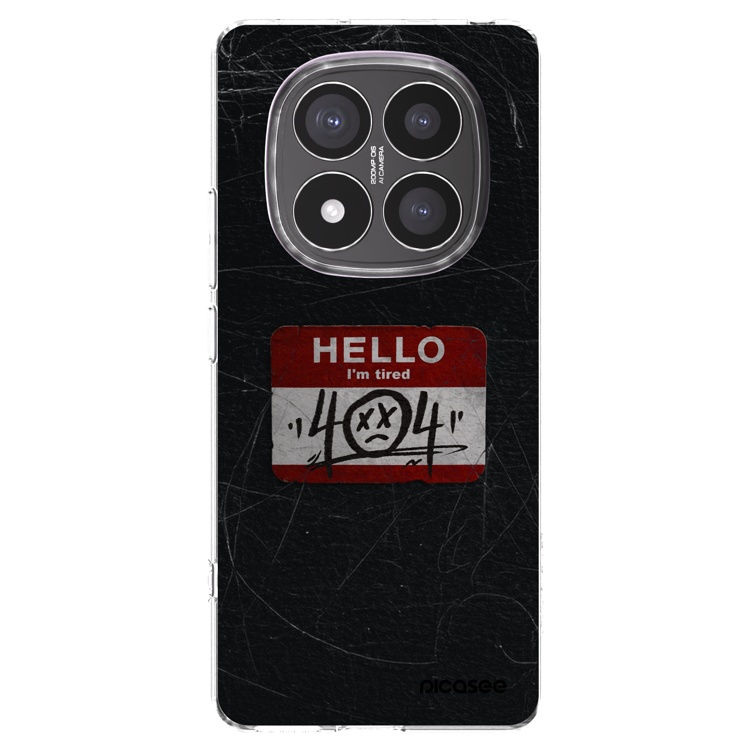 Picasee átlátszó szilikon tok az alábbi mobiltelefonokra Xiaomi Redmi Note 14 Pro+ 5G - HELLO 404