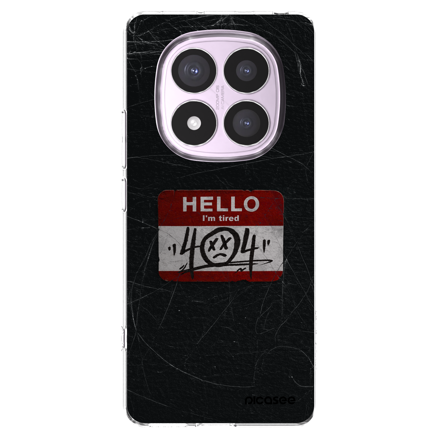 Picasee átlátszó szilikon tok az alábbi mobiltelefonokra Xiaomi Redmi Note 14 Pro 5G - HELLO 404