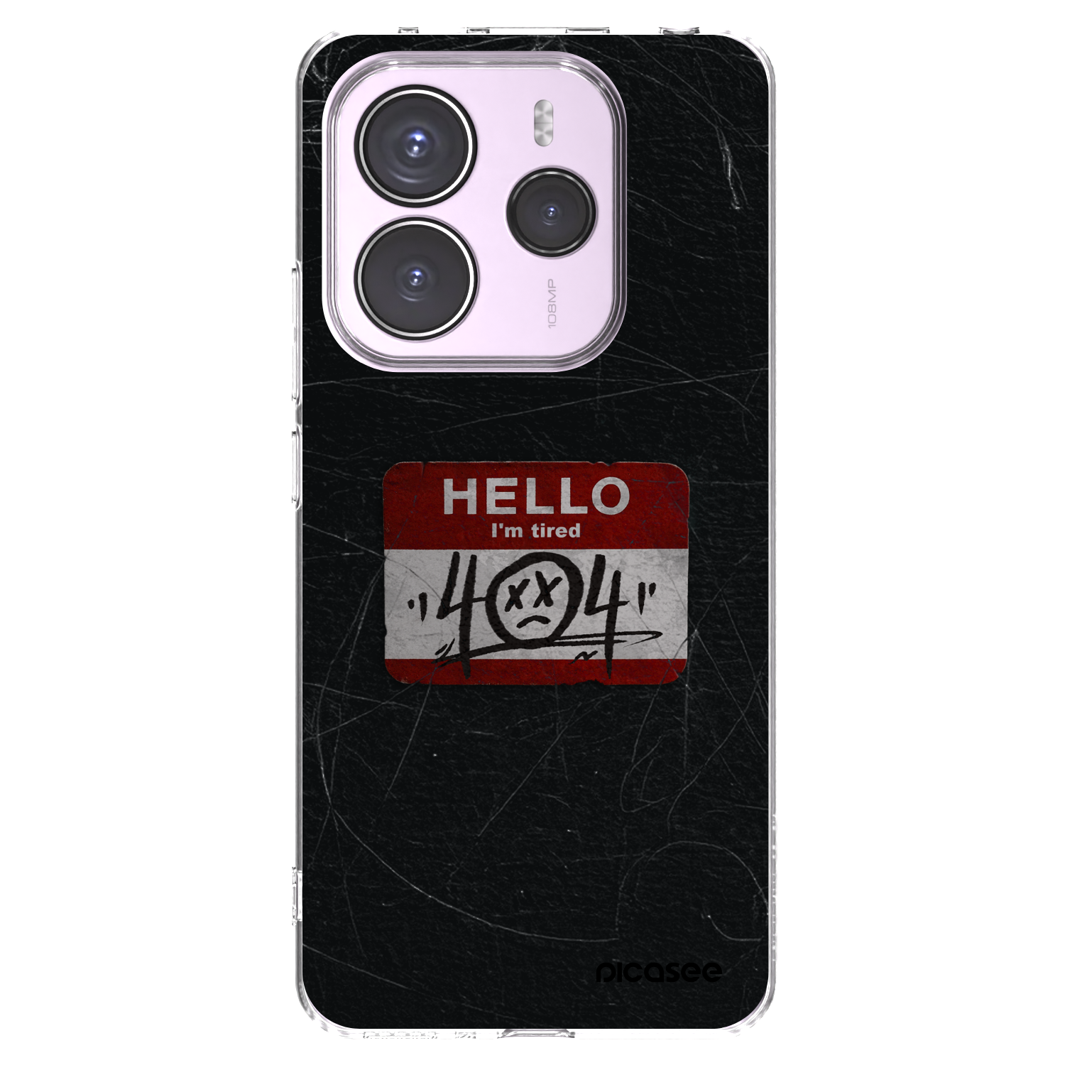 Picasee átlátszó szilikon tok az alábbi mobiltelefonokra Xiaomi Redmi Note 14 5G - HELLO 404