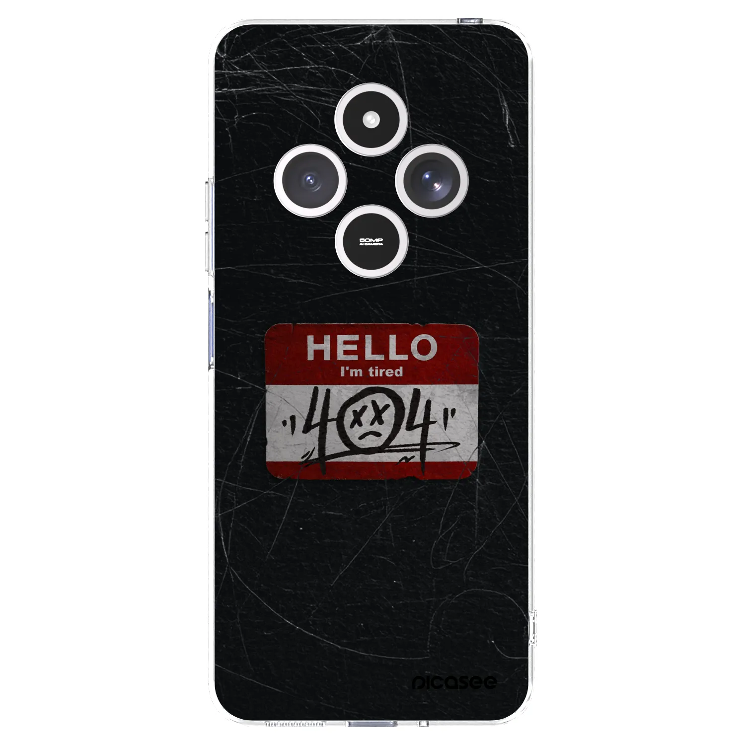 Picasee átlátszó szilikon tok az alábbi mobiltelefonokra Xiaomi Redmi 14C - HELLO 404