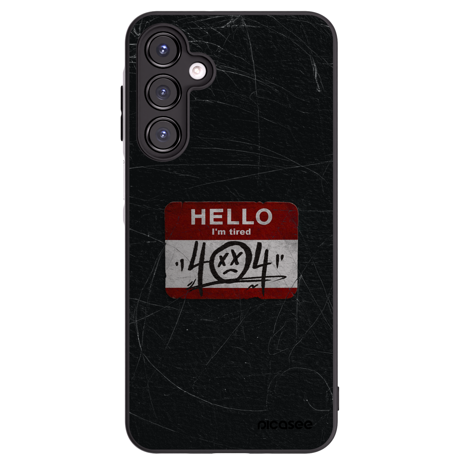 Picasee fekete szilikon tok az alábbi mobiltelefonokra Samsung Galaxy A16 5G - HELLO 404