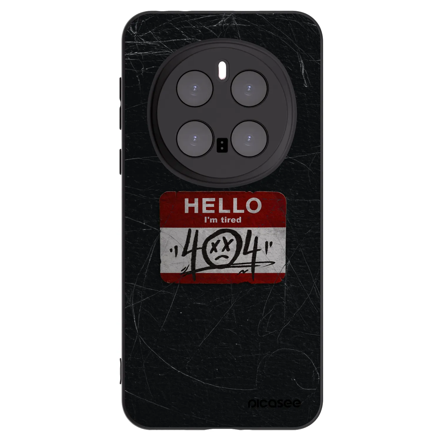 Picasee fekete szilikon tok az alábbi mobiltelefonokra Honor Magic7 Pro 5G - HELLO 404