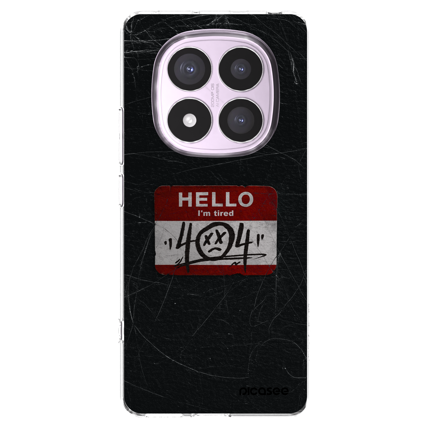 Picasee átlátszó szilikon tok az alábbi mobiltelefonokra Xiaomi Redmi Note 14 Pro 4G - HELLO 404