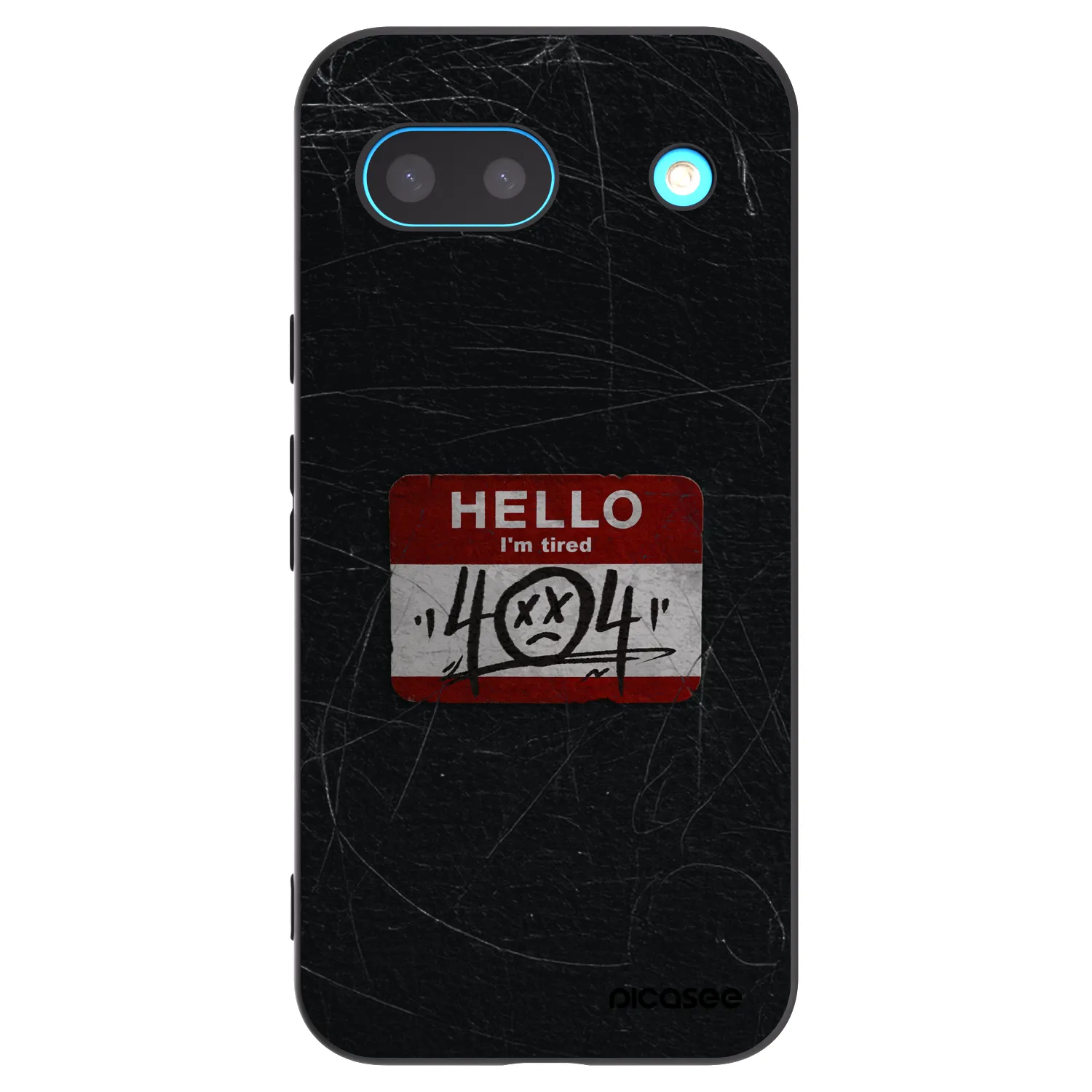 Picasee fekete szilikon tok az alábbi mobiltelefonokra Google Pixel 8a - HELLO 404