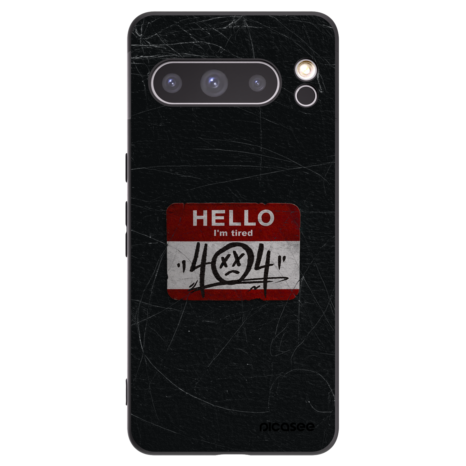 Picasee fekete szilikon tok az alábbi mobiltelefonokra Google Pixel 8 Pro - HELLO 404