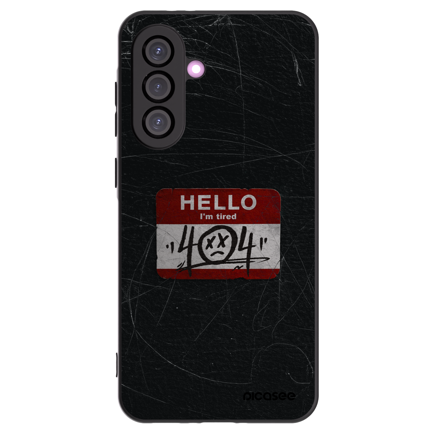 Picasee fekete szilikon tok az alábbi mobiltelefonokra Samsung Galaxy A36 5G - HELLO 404