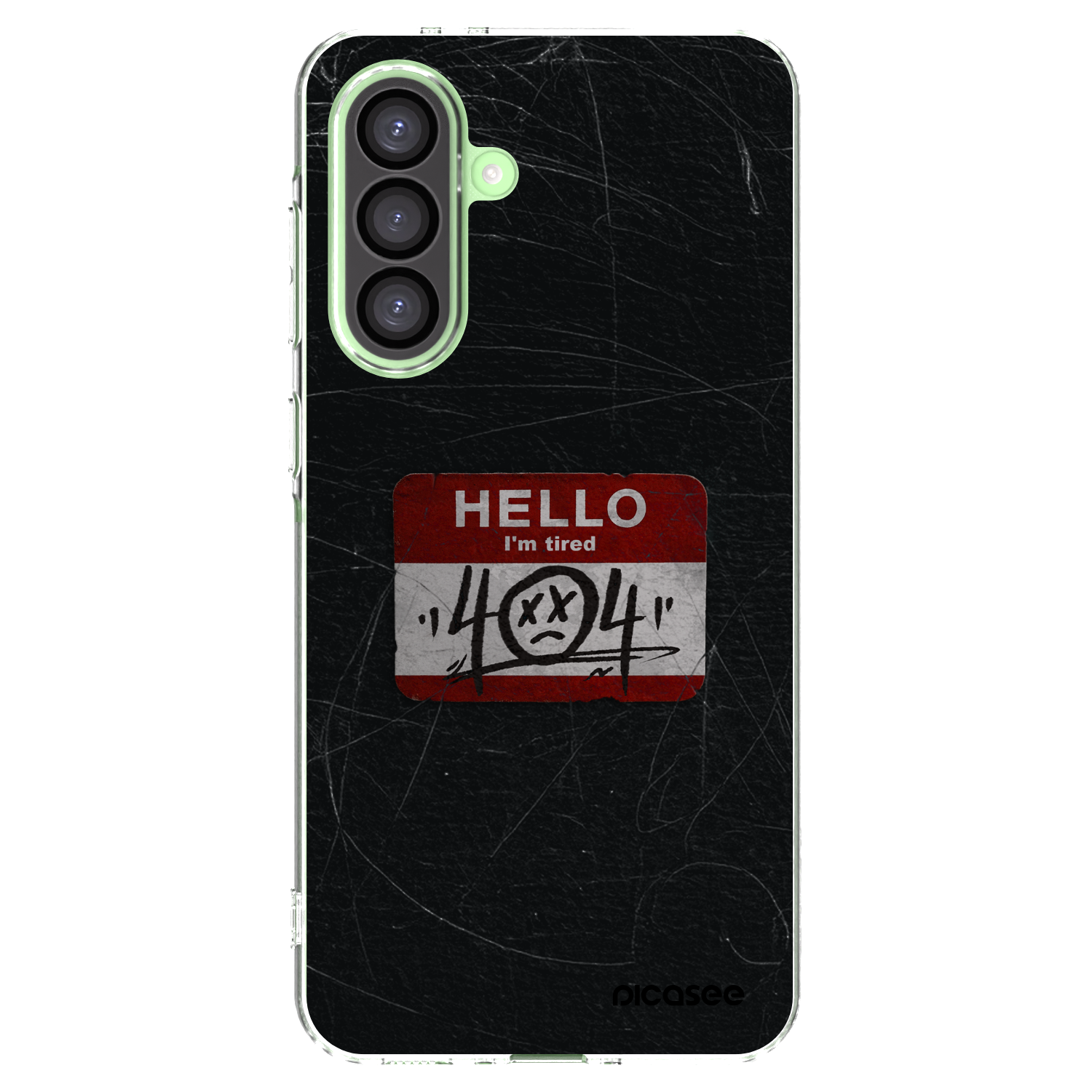 Picasee átlátszó szilikon tok az alábbi mobiltelefonokra Samsung Galaxy A26 5G A266B - HELLO 404