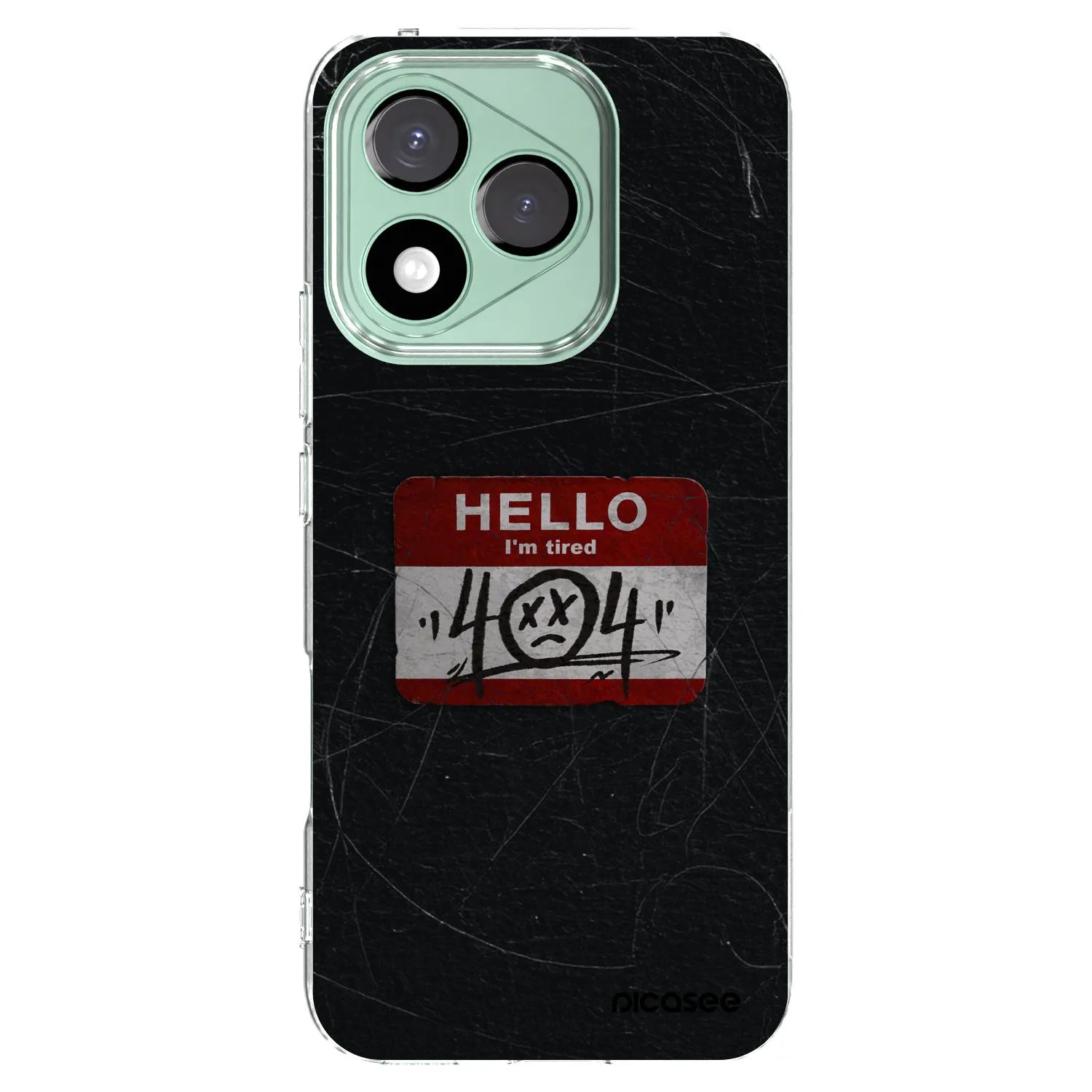 Picasee átlátszó szilikon tok az alábbi mobiltelefonokra Honor 400 Lite 5G - HELLO 404