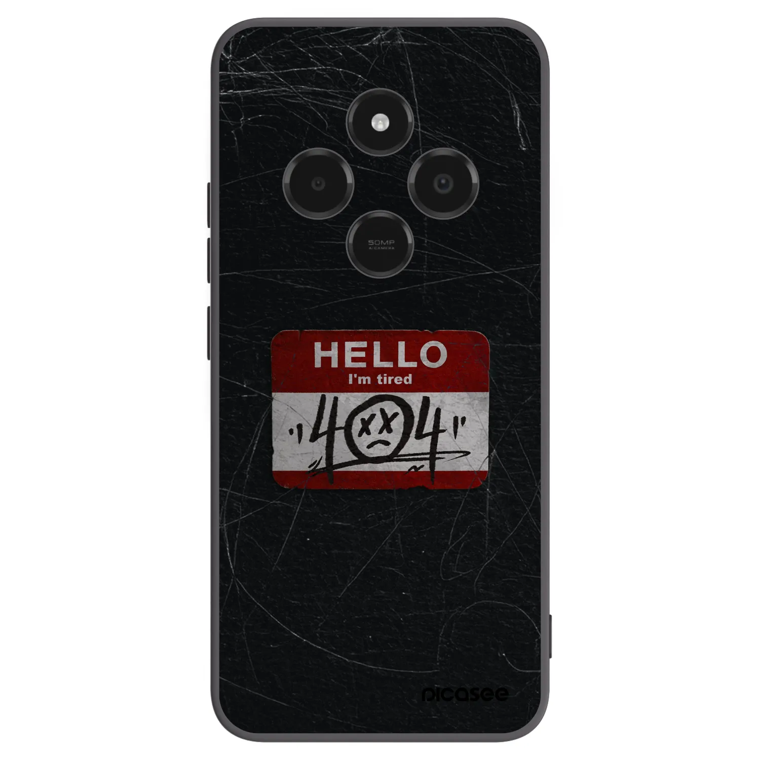 Picasee fekete szilikon tok az alábbi mobiltelefonokra Xiaomi Poco C75 - HELLO 404