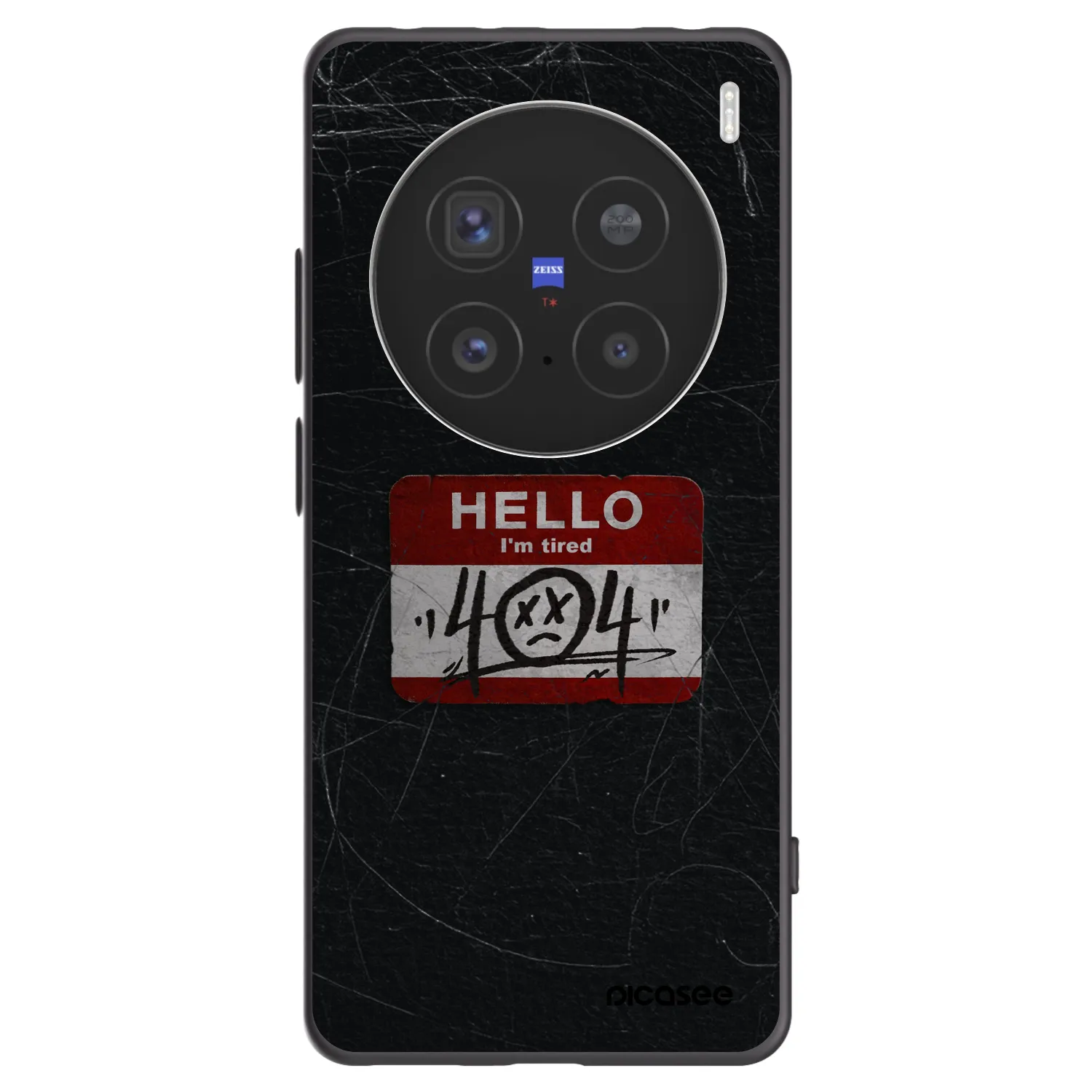 Picasee fekete szilikon tok az alábbi mobiltelefonokra Vivo X200 Pro - HELLO 404