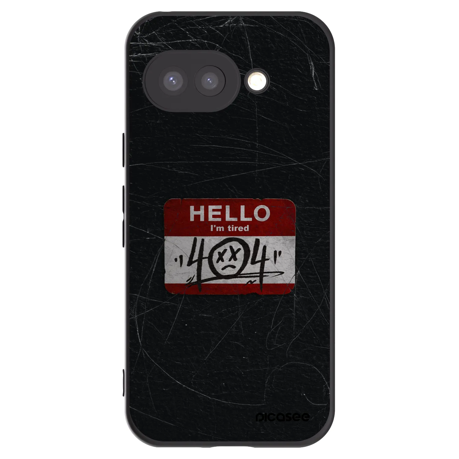 Picasee fekete szilikon tok az alábbi mobiltelefonokra Google Pixel 9a - HELLO 404