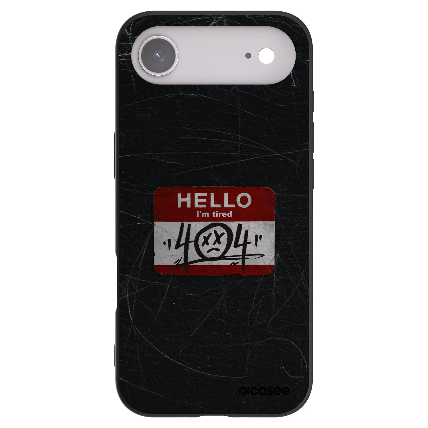 Picasee fekete szilikon tok az alábbi mobiltelefonokra Apple iPhone Air - HELLO 404