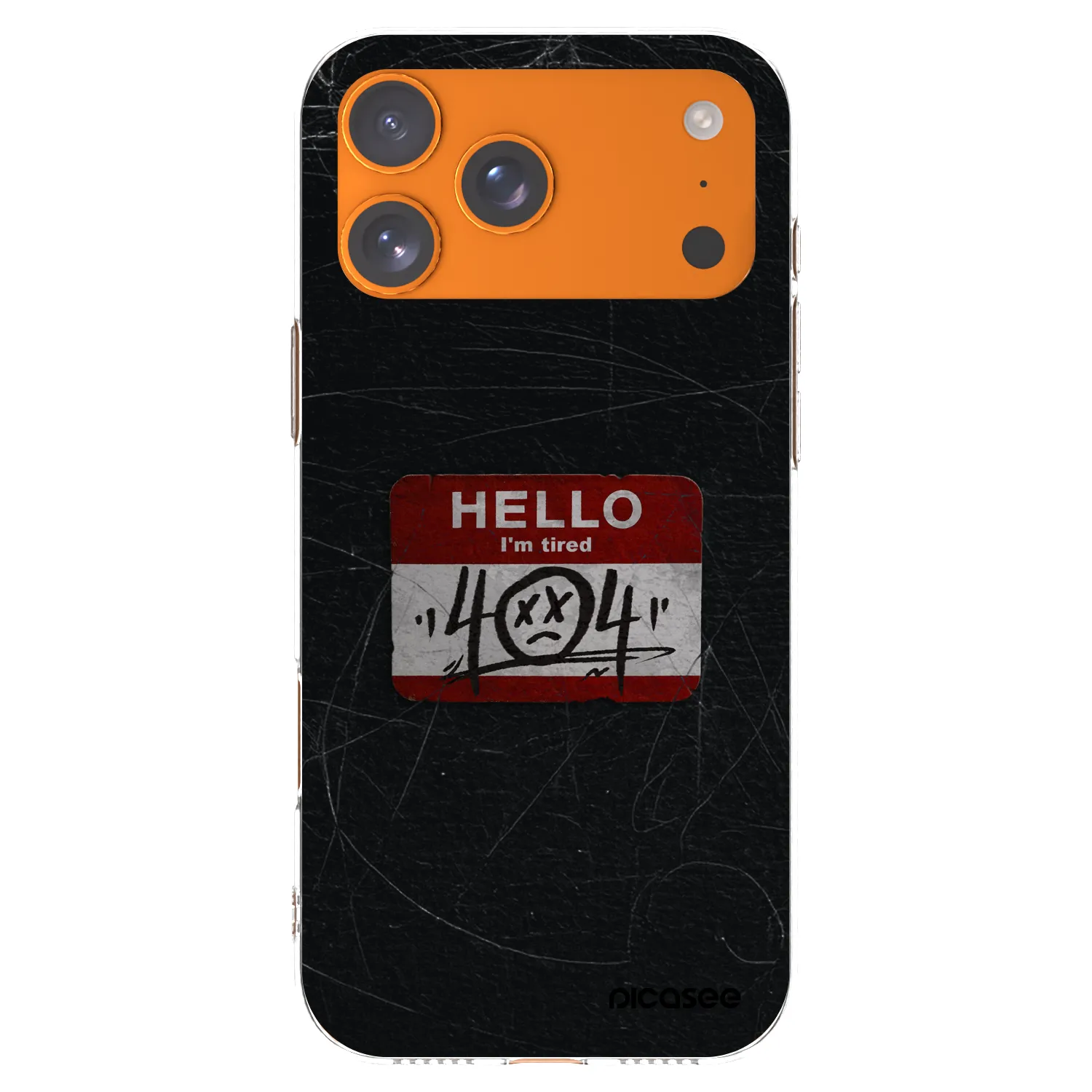 Picasee átlátszó szilikon tok az alábbi mobiltelefonokra Apple iPhone 17 Pro Max - HELLO 404