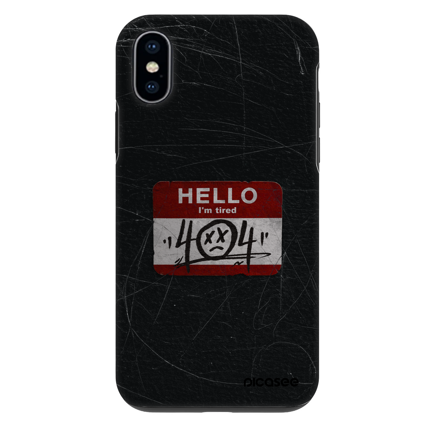 Picasee Fashion Case Apple iPhone X/XS - HELLO 404