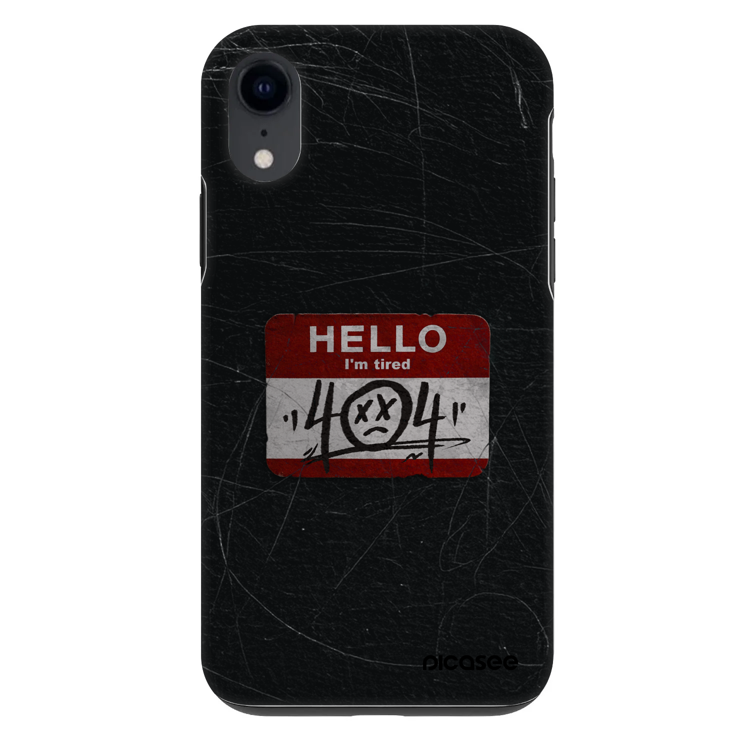 Picasee Fashion Case Apple iPhone XR - HELLO 404