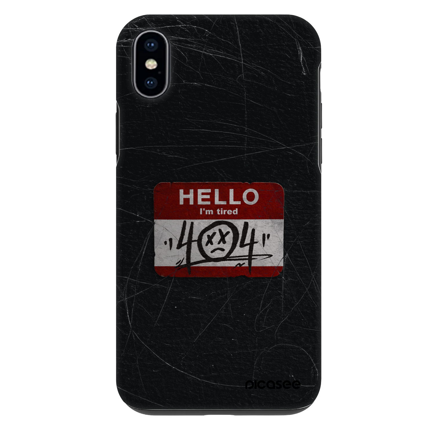 Picasee Fashion Case Apple iPhone XS Max - HELLO 404