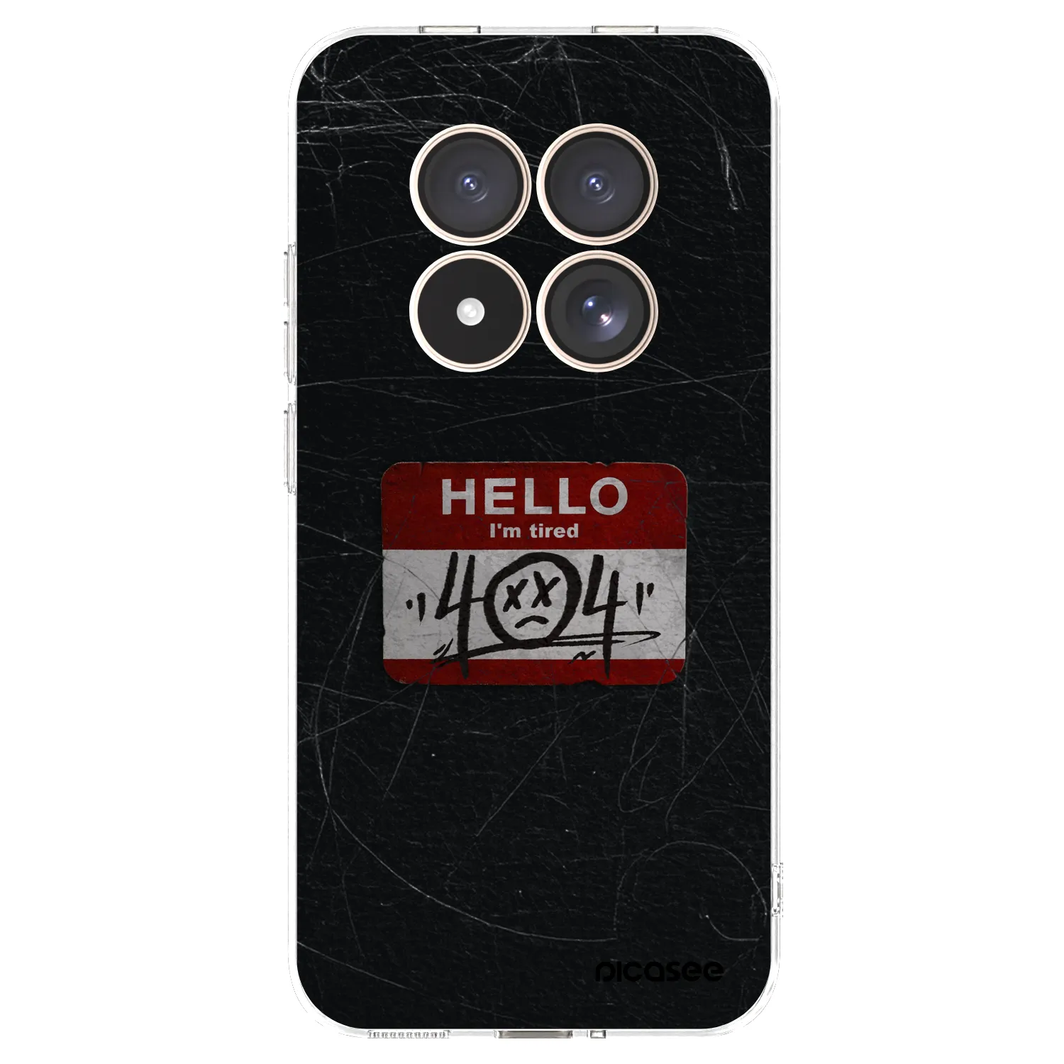 Picasee átlátszó szilikon tok az alábbi mobiltelefonokra Xiaomi Redmi Note 15 Pro 4G - HELLO 404