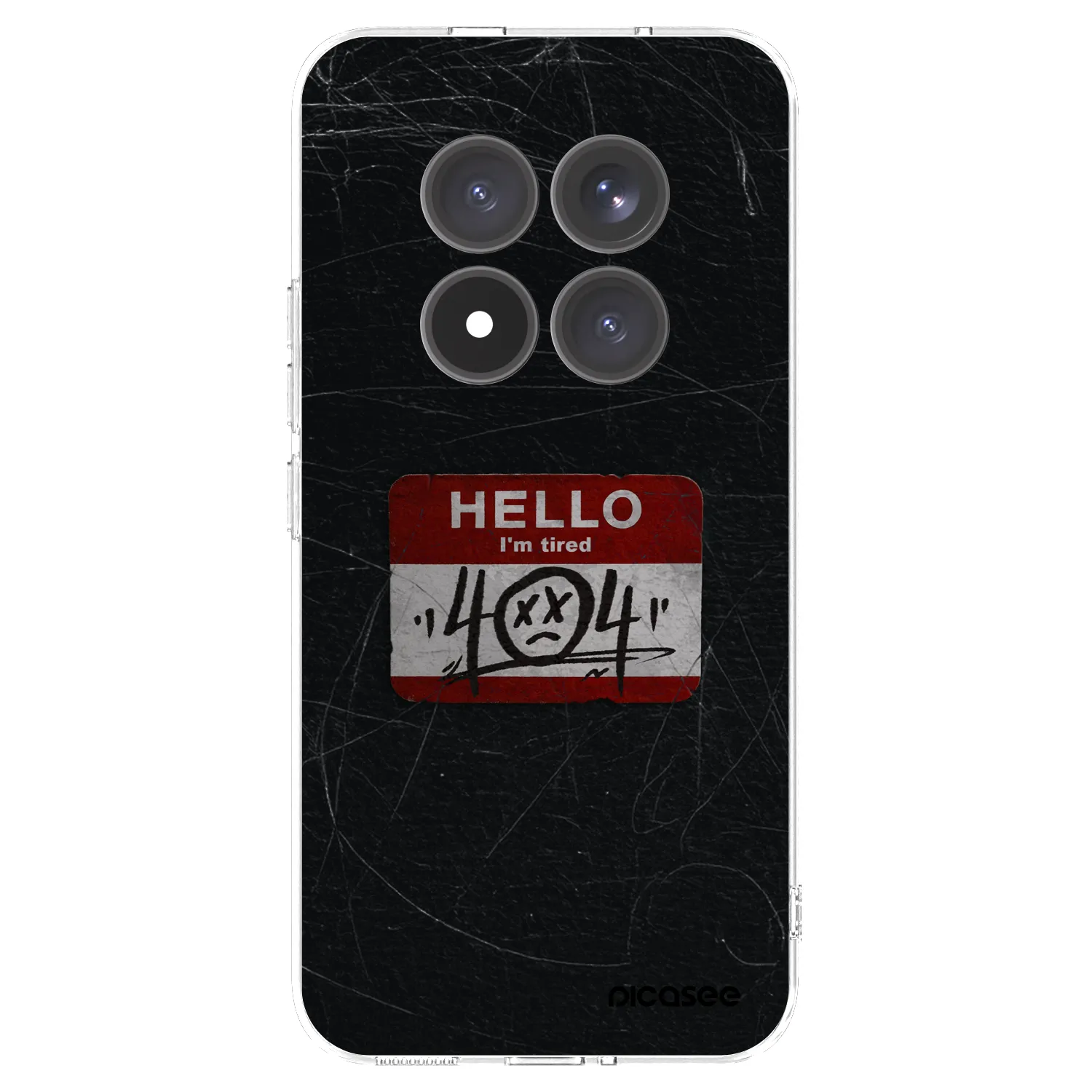 Picasee átlátszó szilikon tok az alábbi mobiltelefonokra Xiaomi Redmi Note 15 Pro+ - HELLO 404