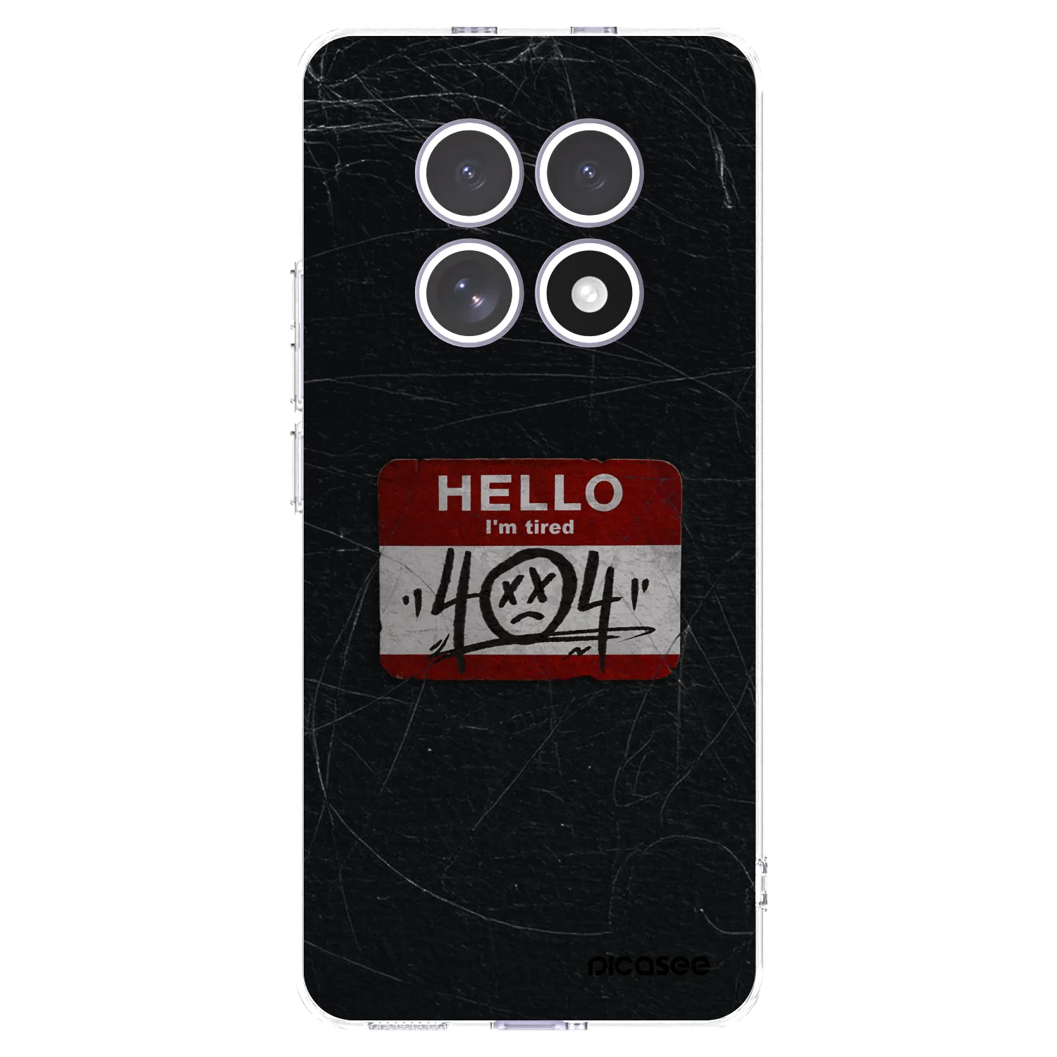 Picasee átlátszó szilikon tok az alábbi mobiltelefonokra Xiaomi Redmi Note 15 - HELLO 404