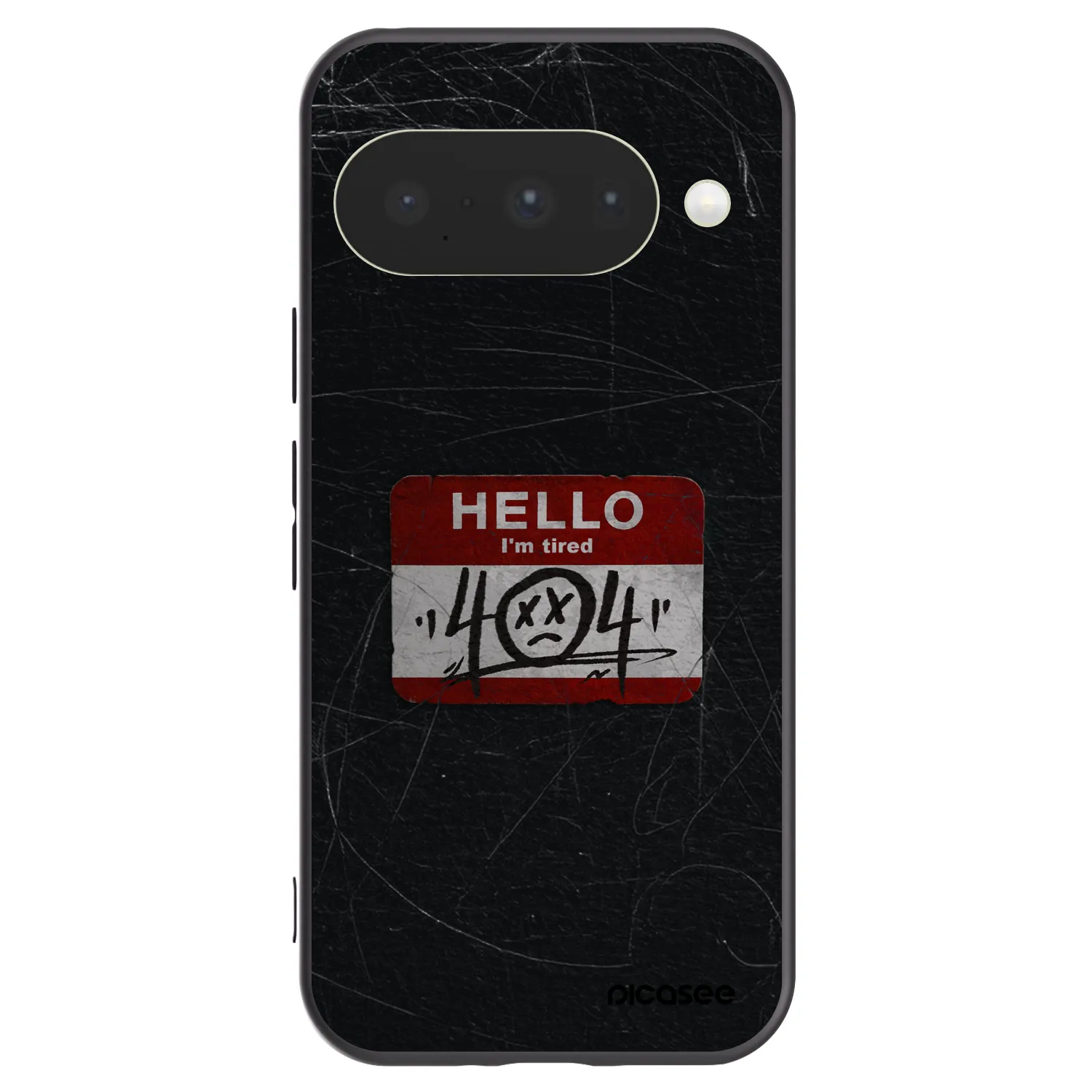 Picasee fekete szilikon tok az alábbi mobiltelefonokra Google Pixel 10 - HELLO 404