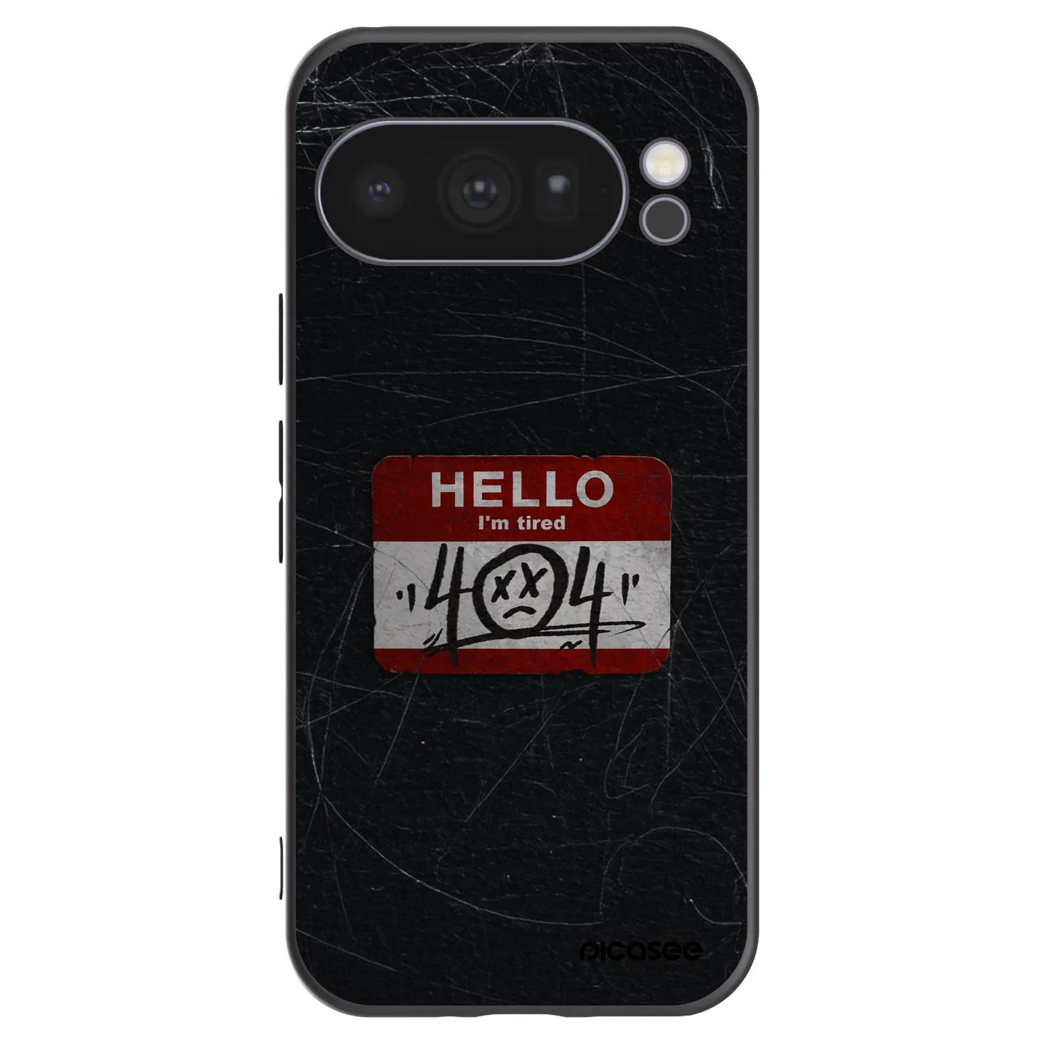 Picasee fekete szilikon tok az alábbi mobiltelefonokra Google Pixel 10 Pro - HELLO 404