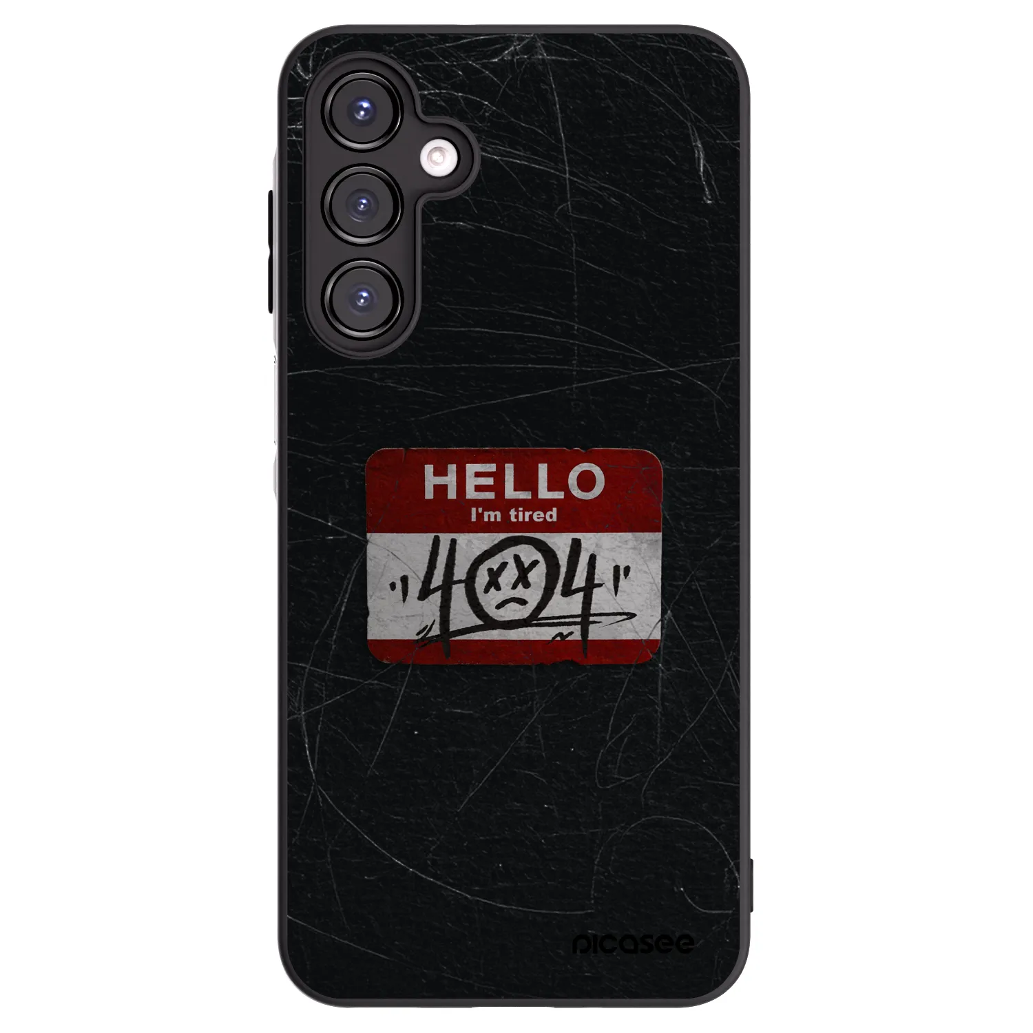 Picasee fekete szilikon tok az alábbi mobiltelefonokra Samsung Galaxy A16 4G - HELLO 404