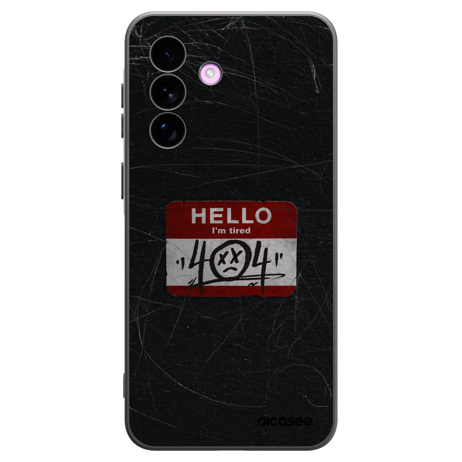 Picasee fekete szilikon tok az alábbi mobiltelefonokra Samsung Galaxy A57 5G - HELLO 404