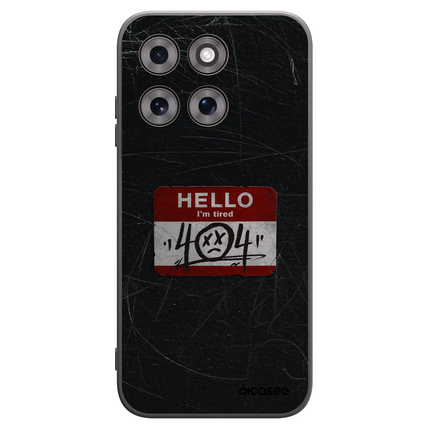 Picasee fekete szilikon tok az alábbi mobiltelefonokra Motorola Moto G77 - HELLO 404