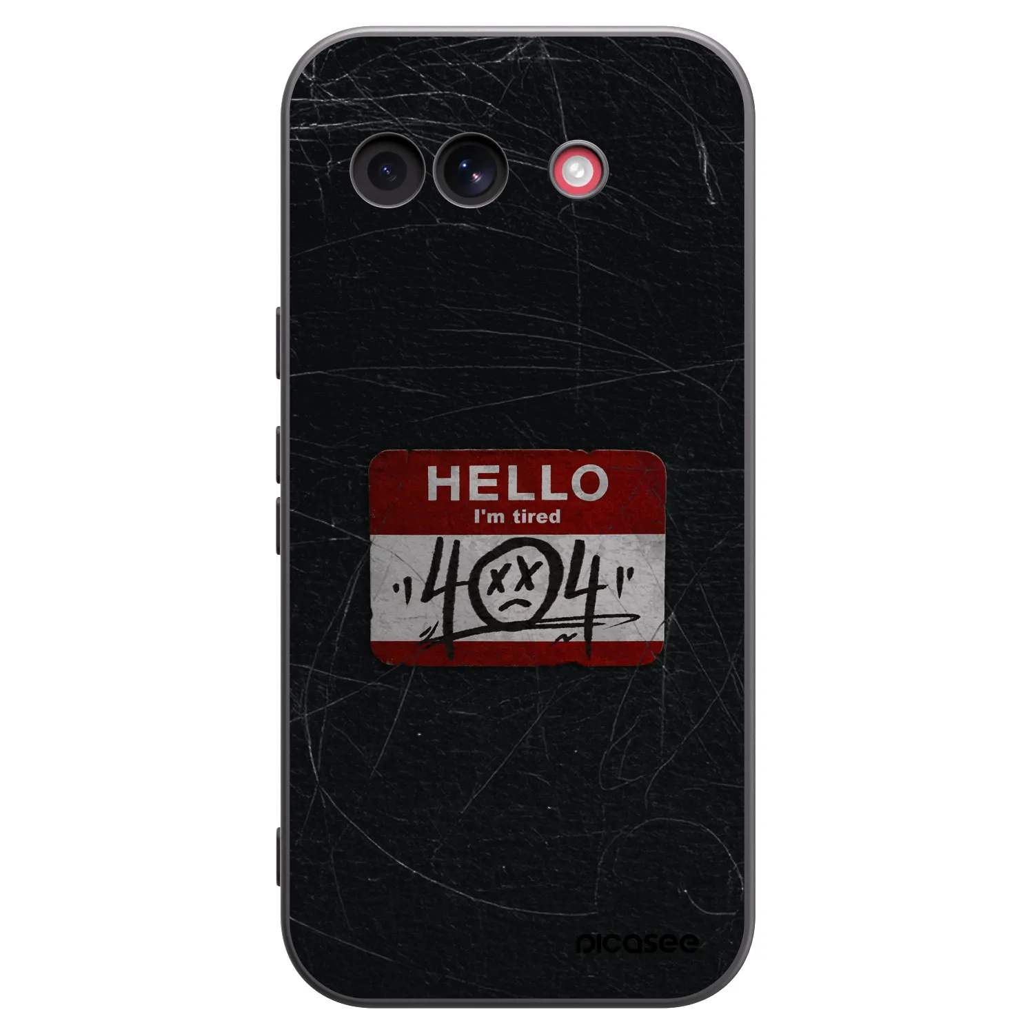 Picasee fekete szilikon tok az alábbi mobiltelefonokra Google Pixel 10a - HELLO 404