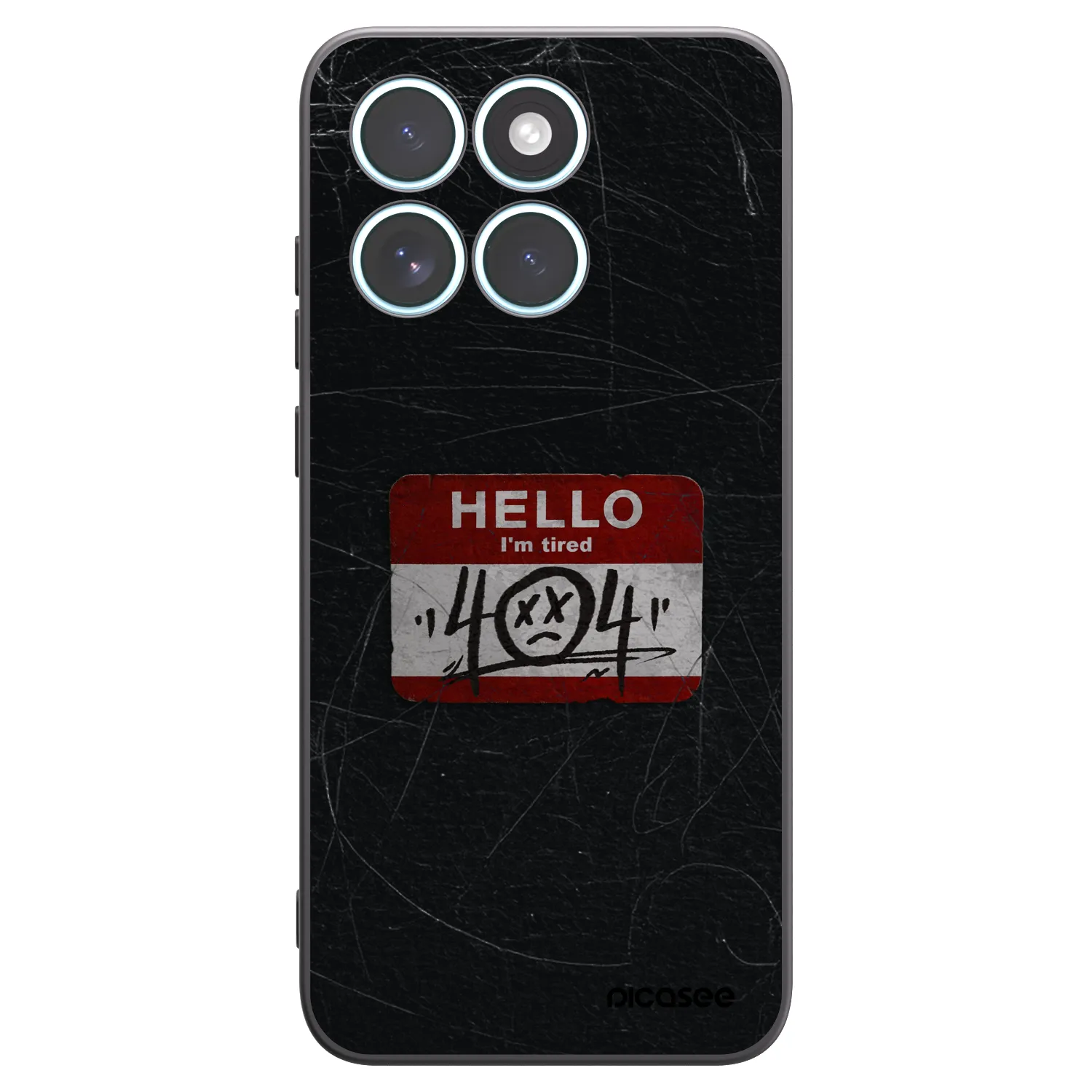 Picasee fekete szilikon tok az alábbi mobiltelefonokra Motorola Edge 70 Fusion - HELLO 404