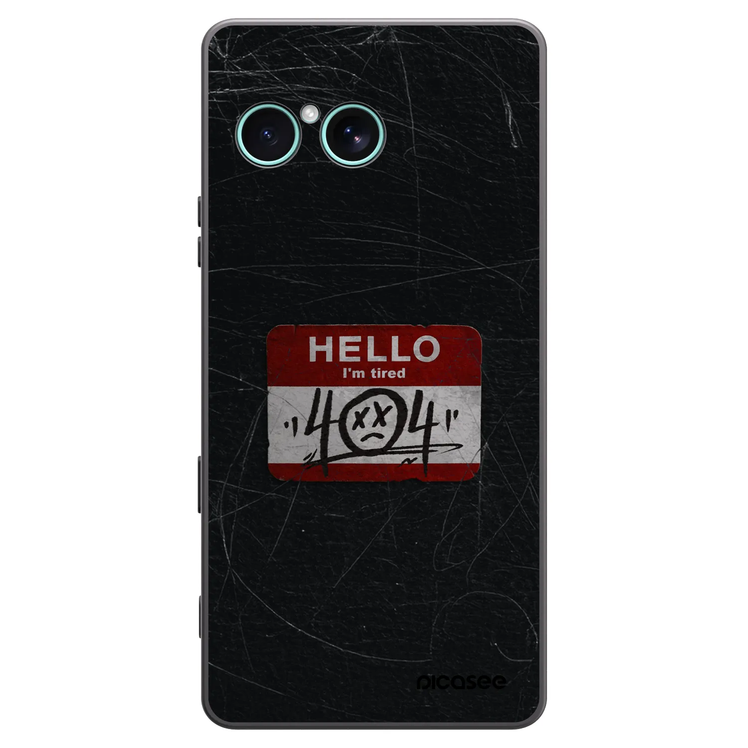Picasee fekete szilikon tok az alábbi mobiltelefonokra Sony Xperia 10 VII - HELLO 404
