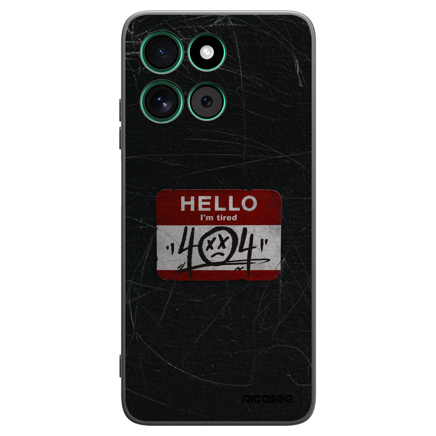 Picasee fekete szilikon tok az alábbi mobiltelefonokra Motorola Moto G57 Power - HELLO 404