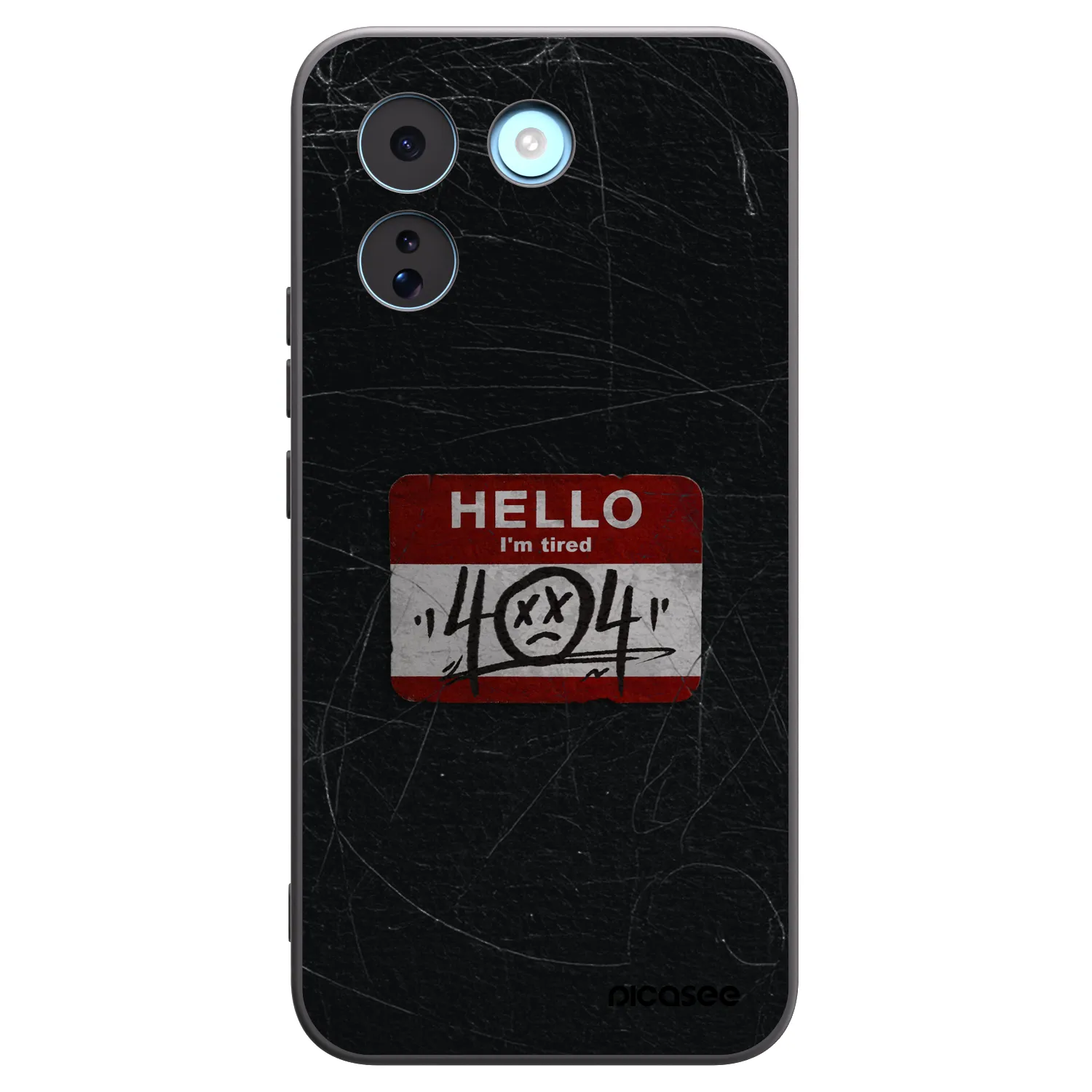 Picasee fekete szilikon tok az alábbi mobiltelefonokra Xiaomi Redmi Note 17 Pro MAX 5G - HELLO 404