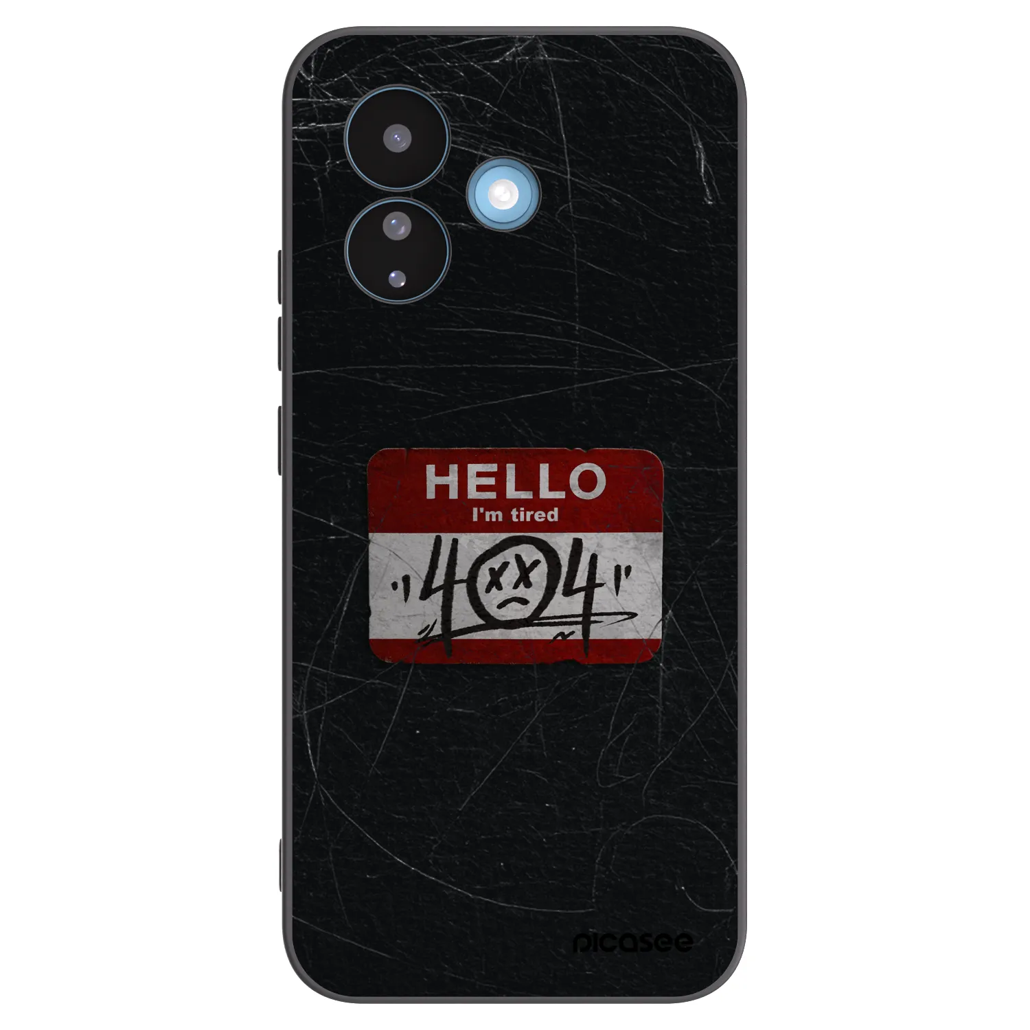 Picasee fekete szilikon tok az alábbi mobiltelefonokra Xiaomi Redmi Note 17 Pro 5G - HELLO 404