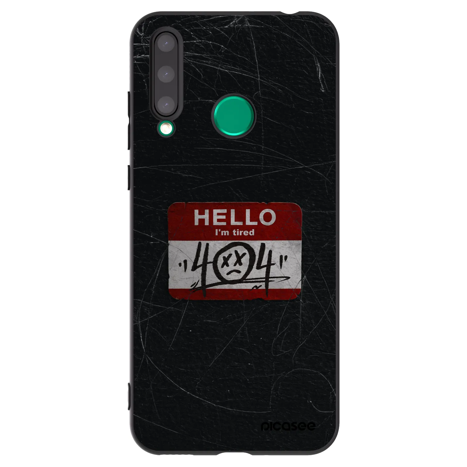 Picasee fekete szilikon tok az alábbi mobiltelefonokra Honor 20 Lite - HELLO 404