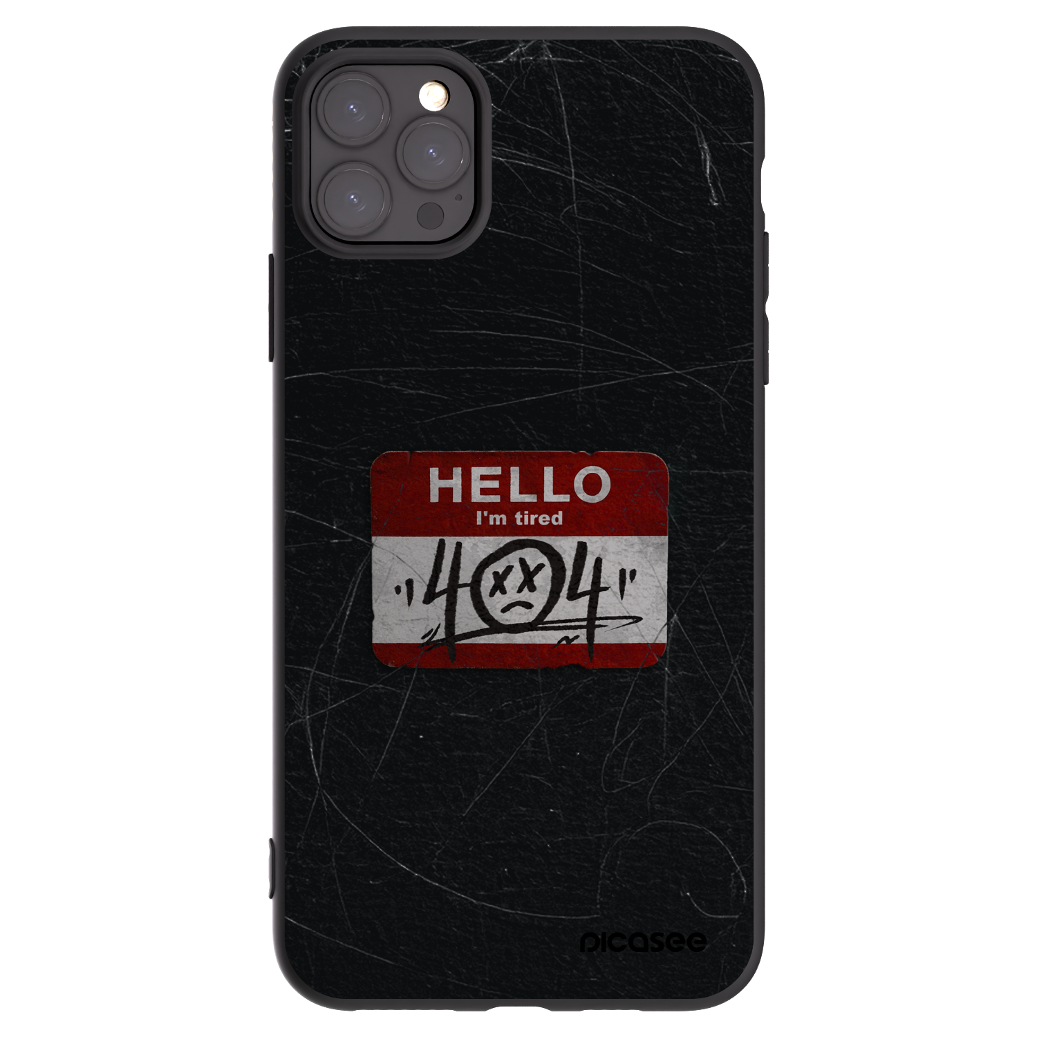 Picasee fekete szilikon tok az alábbi mobiltelefonokra Apple iPhone 11 Pro Max - HELLO 404
