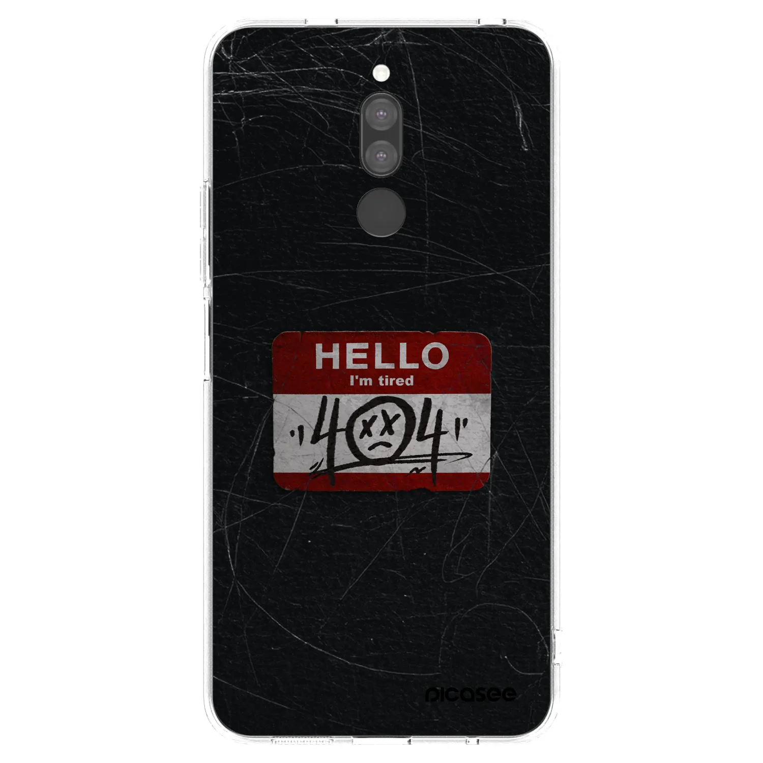 Picasee átlátszó szilikon tok az alábbi mobiltelefonokra Xiaomi Redmi 8 - HELLO 404