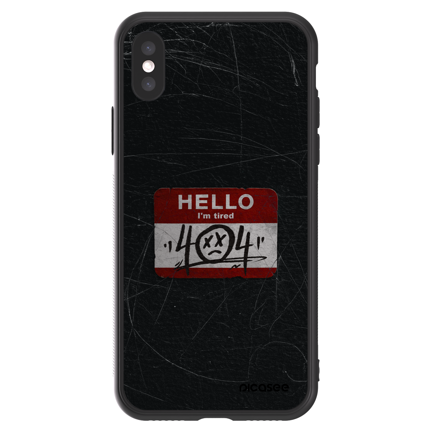 Picasee ULTIMATE CASE Apple iPhone X/XS - készülékre - HELLO 404