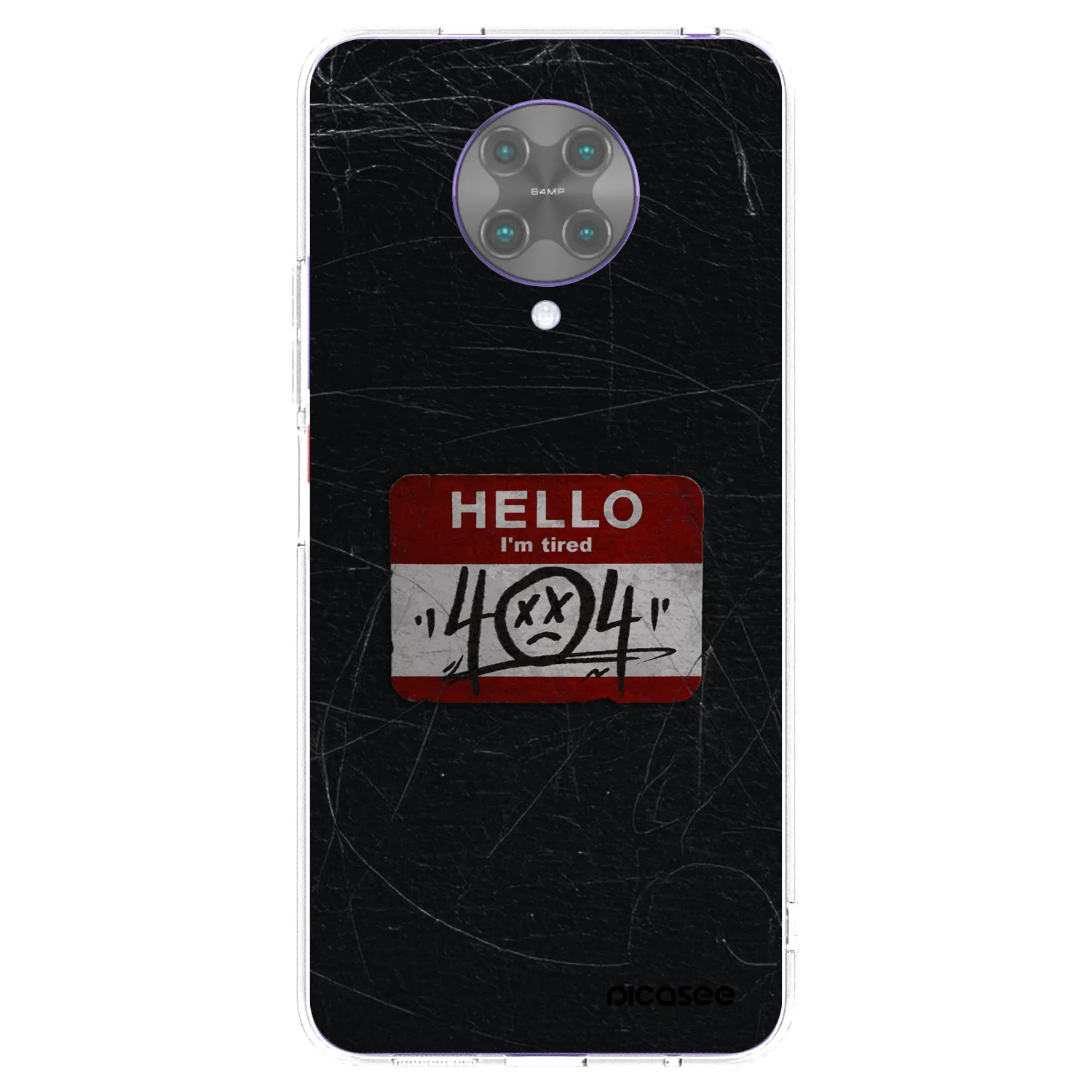 Picasee átlátszó szilikon tok az alábbi mobiltelefonokra Xiaomi Poco F2 Pro - HELLO 404