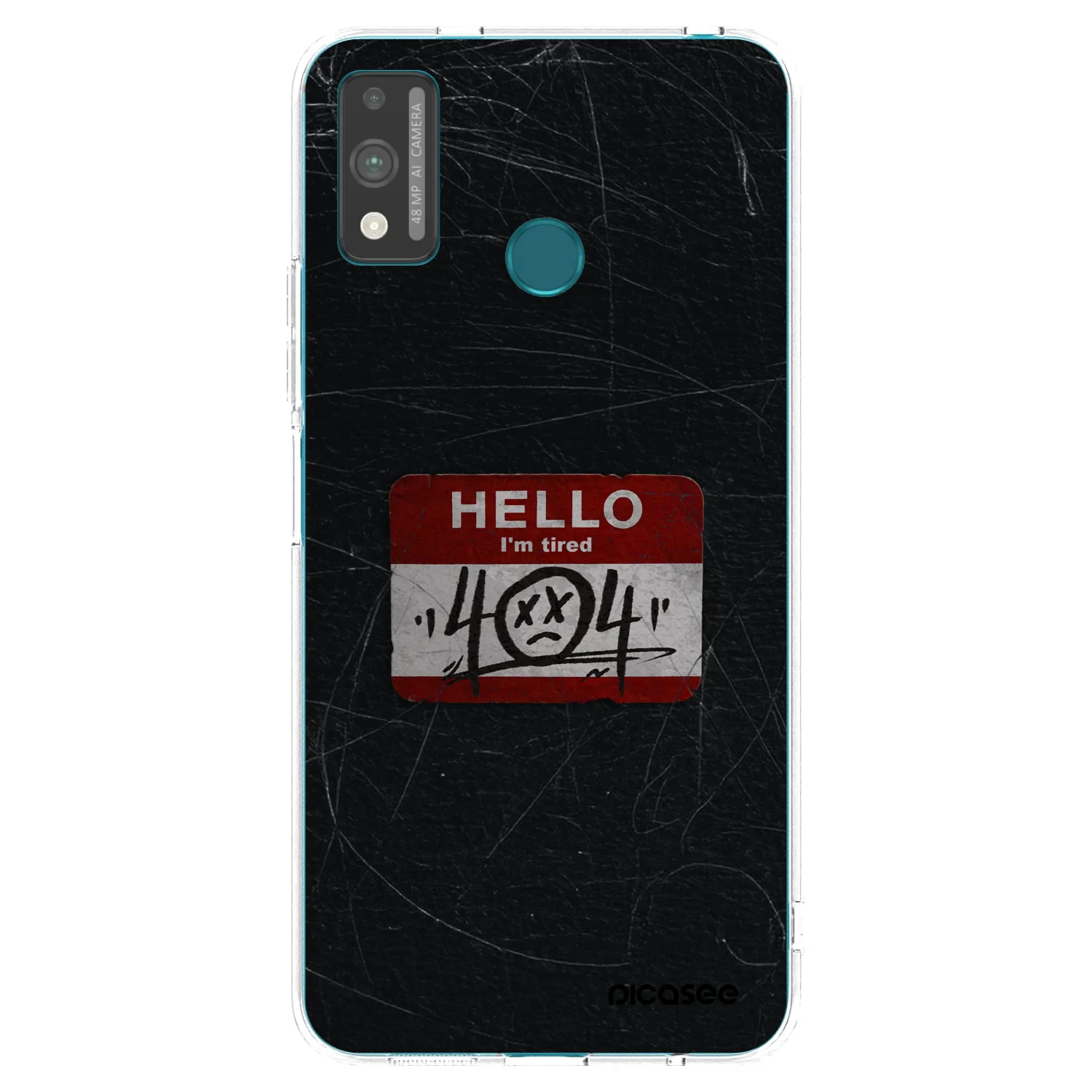 Picasee átlátszó szilikon tok az alábbi mobiltelefonokra Honor 9X Lite - HELLO 404