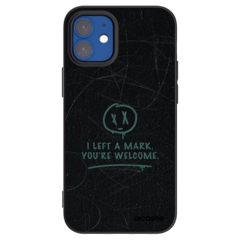Picasee fekete szilikon tok az alábbi mobiltelefonokra Apple iPhone 12 mini - LEFT A MARK