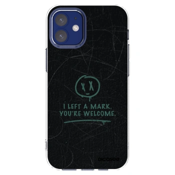 Picasee átlátszó szilikon tok az alábbi mobiltelefonokra Apple iPhone 12 mini - LEFT A MARK