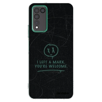 Picasee átlátszó szilikon tok az alábbi mobiltelefonokra Honor 10X Lite - LEFT A MARK