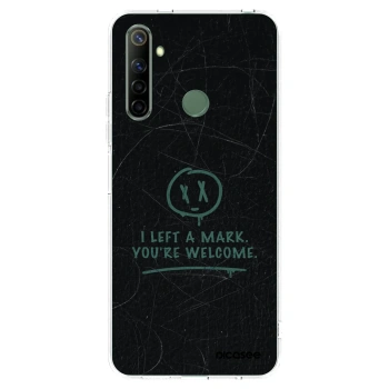 Picasee átlátszó szilikon tok az alábbi mobiltelefonokra Realme 6i - LEFT A MARK