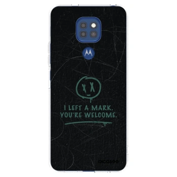 Picasee átlátszó szilikon tok az alábbi mobiltelefonokra Motorola Moto G9 Play - LEFT A MARK