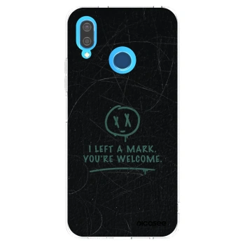 Picasee átlátszó szilikon tok az alábbi mobiltelefonokra Huawei P20 Lite - LEFT A MARK