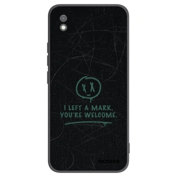 Picasee fekete szilikon tok az alábbi mobiltelefonokra Xiaomi Redmi 9AT - LEFT A MARK